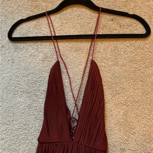 Sexy spaghetti strap slinky cocktail dress